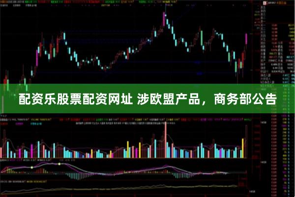 配资乐股票配资网址 涉欧盟产品，商务部公告